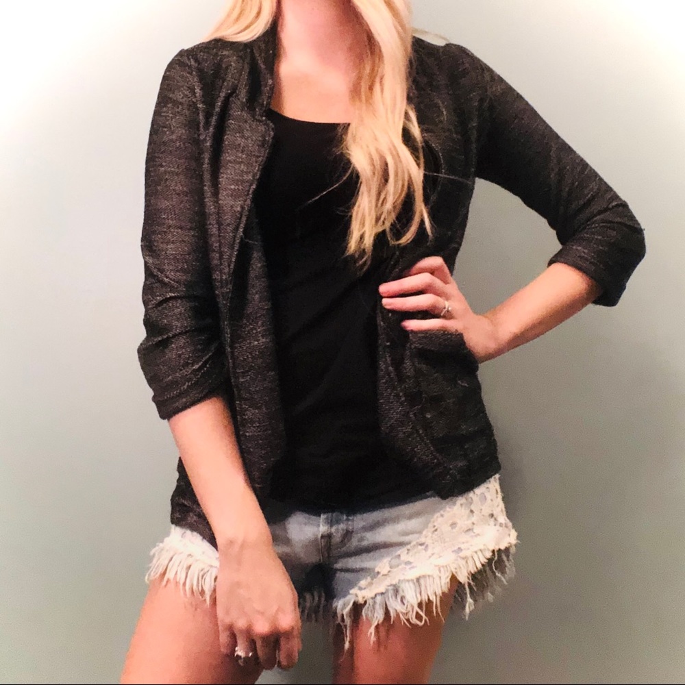 Full tilt gray sweater blazer! Size small!